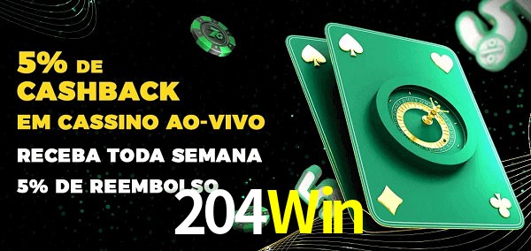 Promoções do cassino ao Vivo 204Win